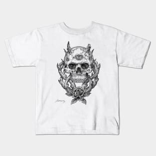 Demon Skull Kids T-Shirt